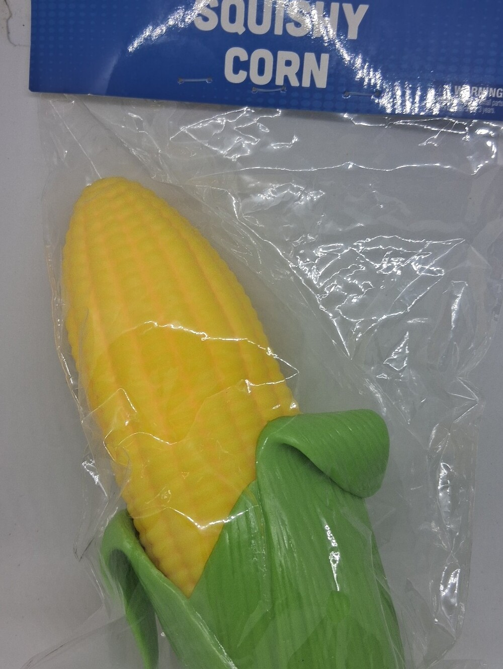 Jumbo Corn Stress Toy - Yellow & Green Cream Filled